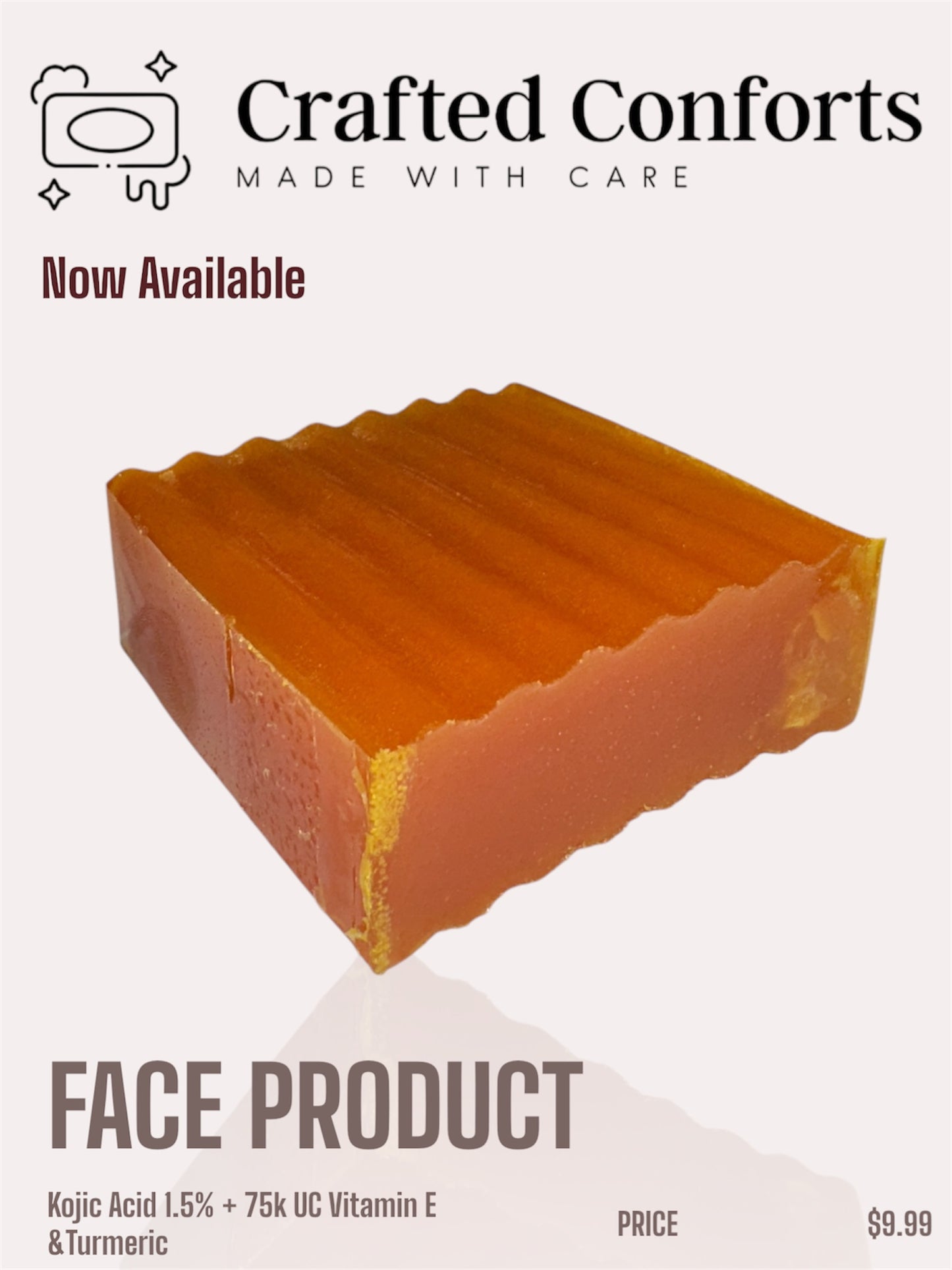 1.5% Kojic Turmeric Soap Bar 4.5oz